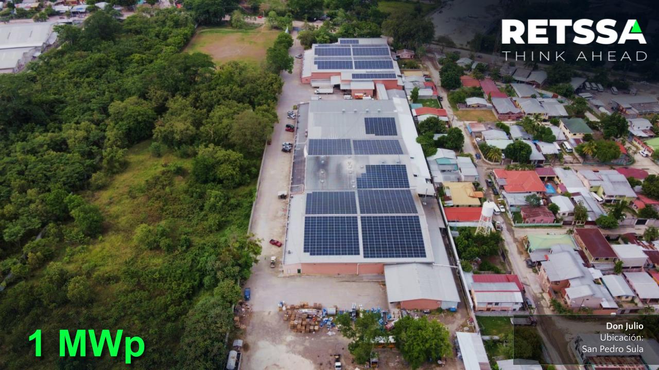 Vista aérea del proyecto solar Don Julio