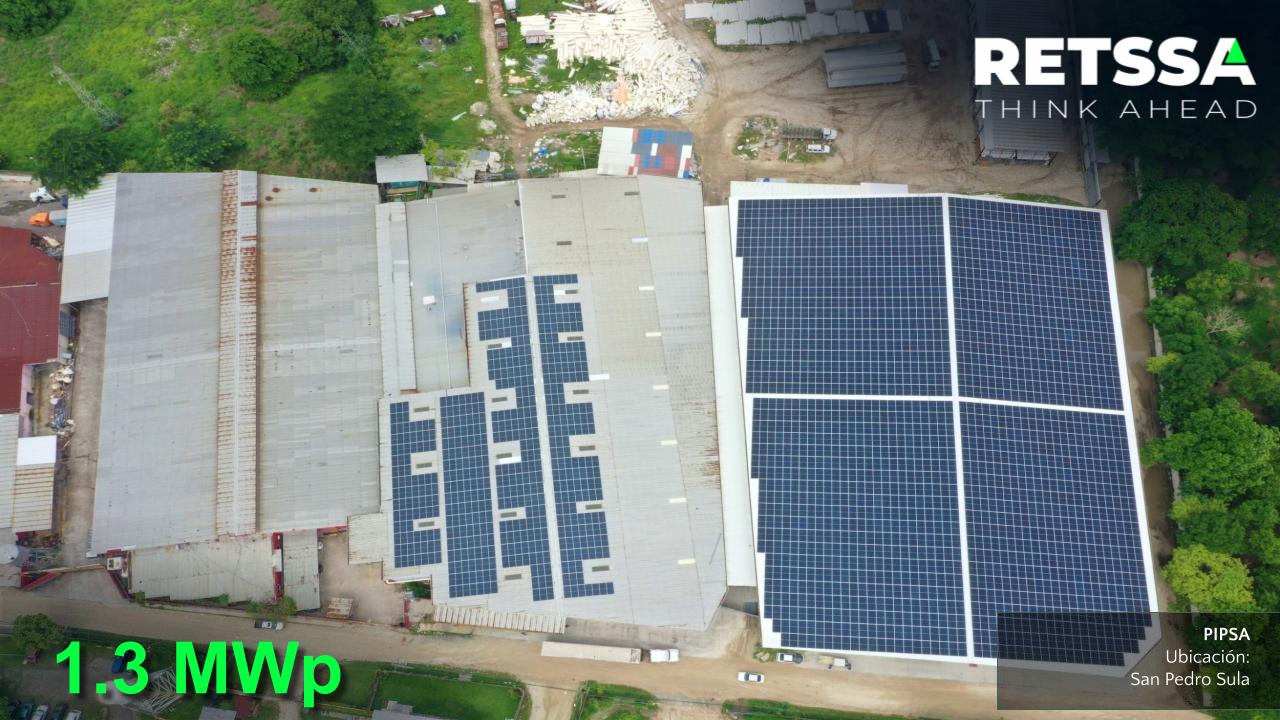 Vista aérea del proyecto solar PIPSA