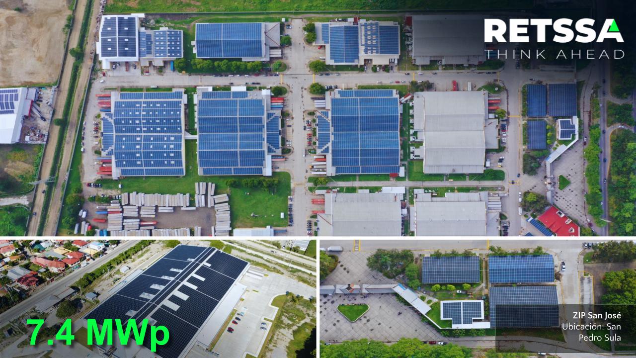 Vista aérea del proyecto solar ZIP San José